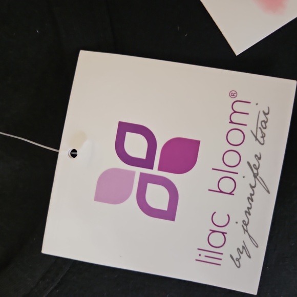 NWT lilac Bloom Black Dress - Picture 10 of 12